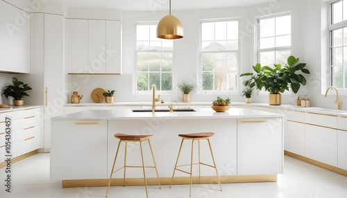 Photo interior modern design room 3d illustration