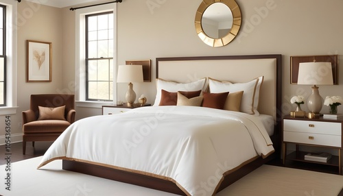 Photo interior modern design room 3d illustration