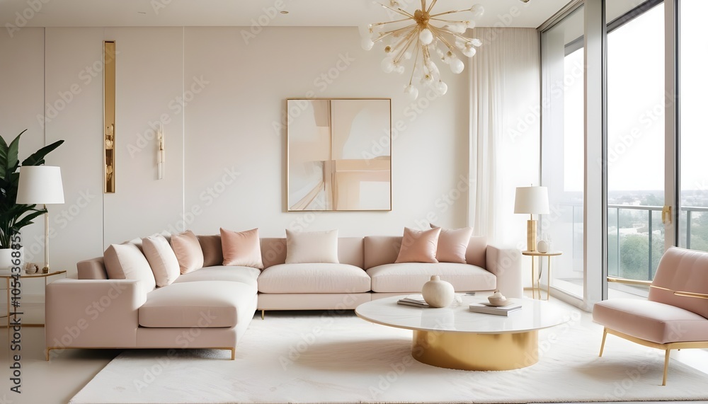 Photo interior modern design room 3d illustration Photo interior modern design room 3d illustration