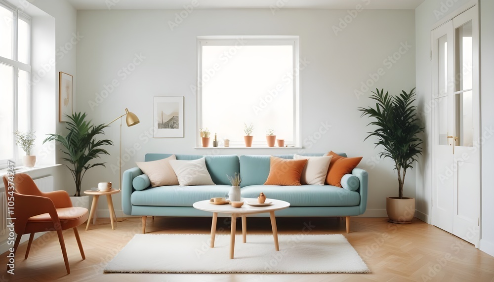 Photo interior modern design room 3d illustration Photo interior modern design room 3d illustration