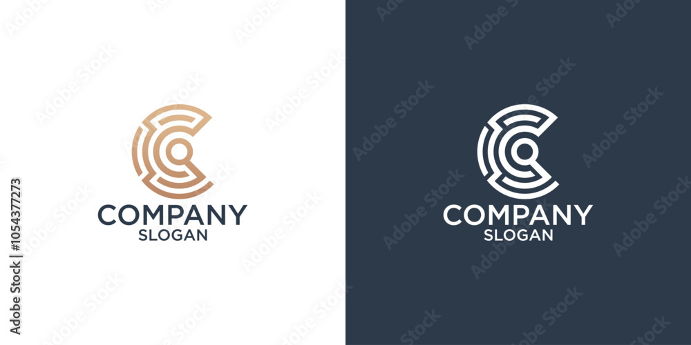 collection of letter c abstract monogram logo design vector collection of letter c abstract monogram logo design vector
