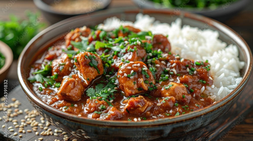 Chicken Curry with Rice: A Savory and Aromatic Dish Chicken Curry with Rice: A Savory and Aromatic Dish