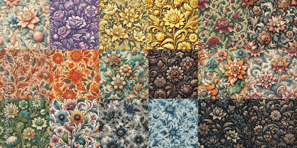Sgraffito style art flowers drawing. AI generated illustration Sgraffito style art flowers drawing. AI generated illustration