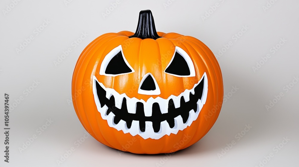 Spooky Smiling Pumpkin for Halloween Decor Spooky Smiling Pumpkin for Halloween Decor