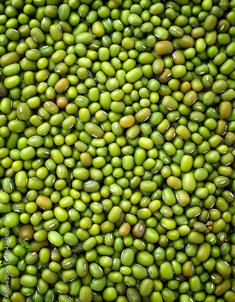 Mung beans Vegetables, Creative background design with food theme, focus on the pile of fresh Mung beans Mung beans Vegetables, Creative background design with food theme, focus on the pile of fresh Mung beans