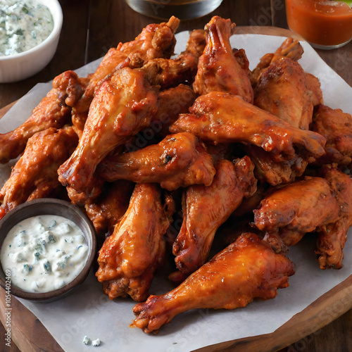 Wallpaper Mural Spicy Buffalo Chicken Wings Torontodigital.ca