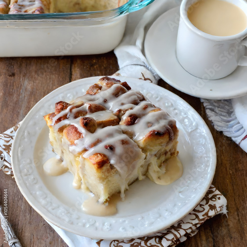 Wallpaper Mural Cinnamon Roll Bread Pudding Torontodigital.ca