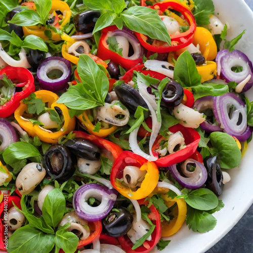 Wallpaper Mural Squid Salad Torontodigital.ca