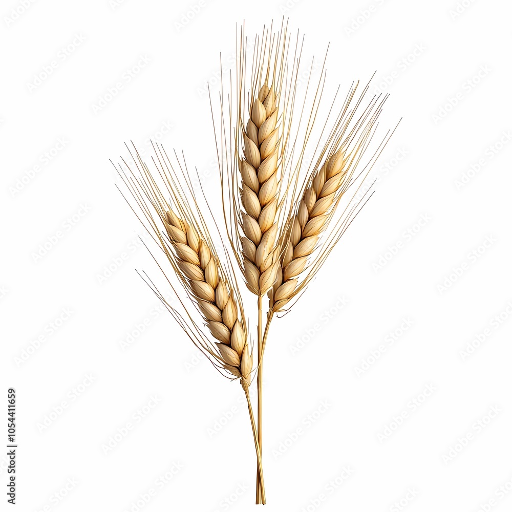 ear of wheat isolated on white background ear of wheat isolated on white background