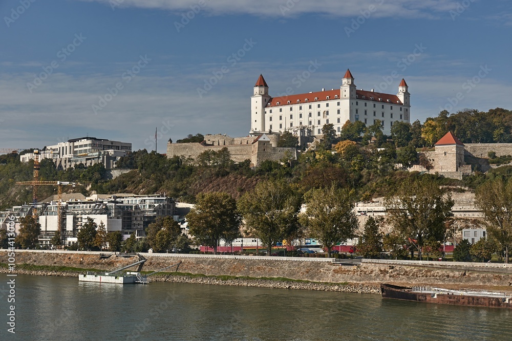 Castle building in Bratislava, Slovakia