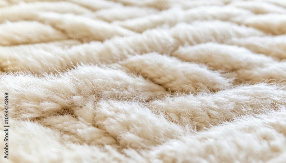 Fuzzy carpet presenting neat, symmetrical loops, showcasing natural textures with harmonious flow and order. Fuzzy carpet presenting neat, symmetrical loops, showcasing natural textures with harmonious flow and order.