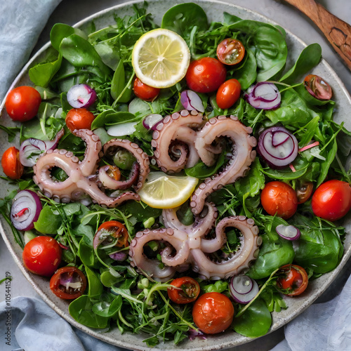 Wallpaper Mural Octopus Salad Torontodigital.ca