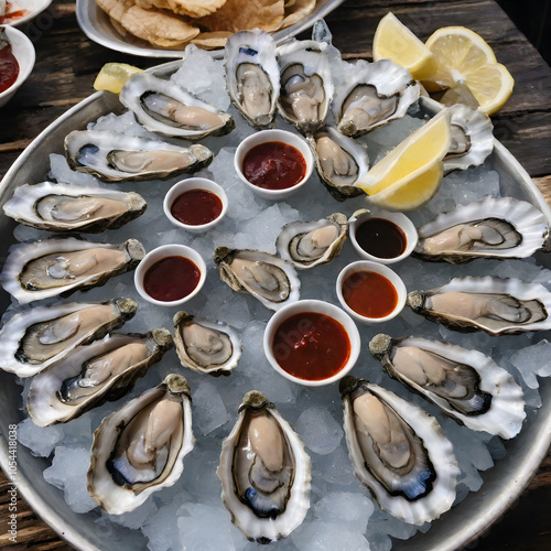 Wallpaper Mural Oysters on the Half Shell Torontodigital.ca