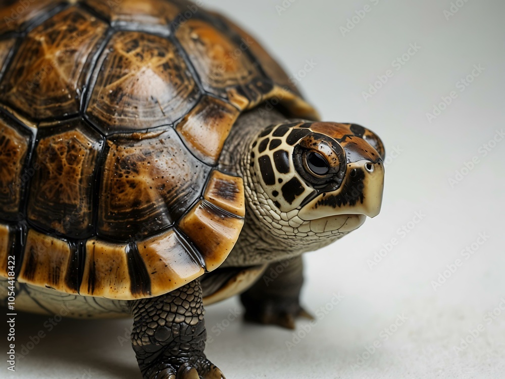 Fototapeta premium Turtle on a white background