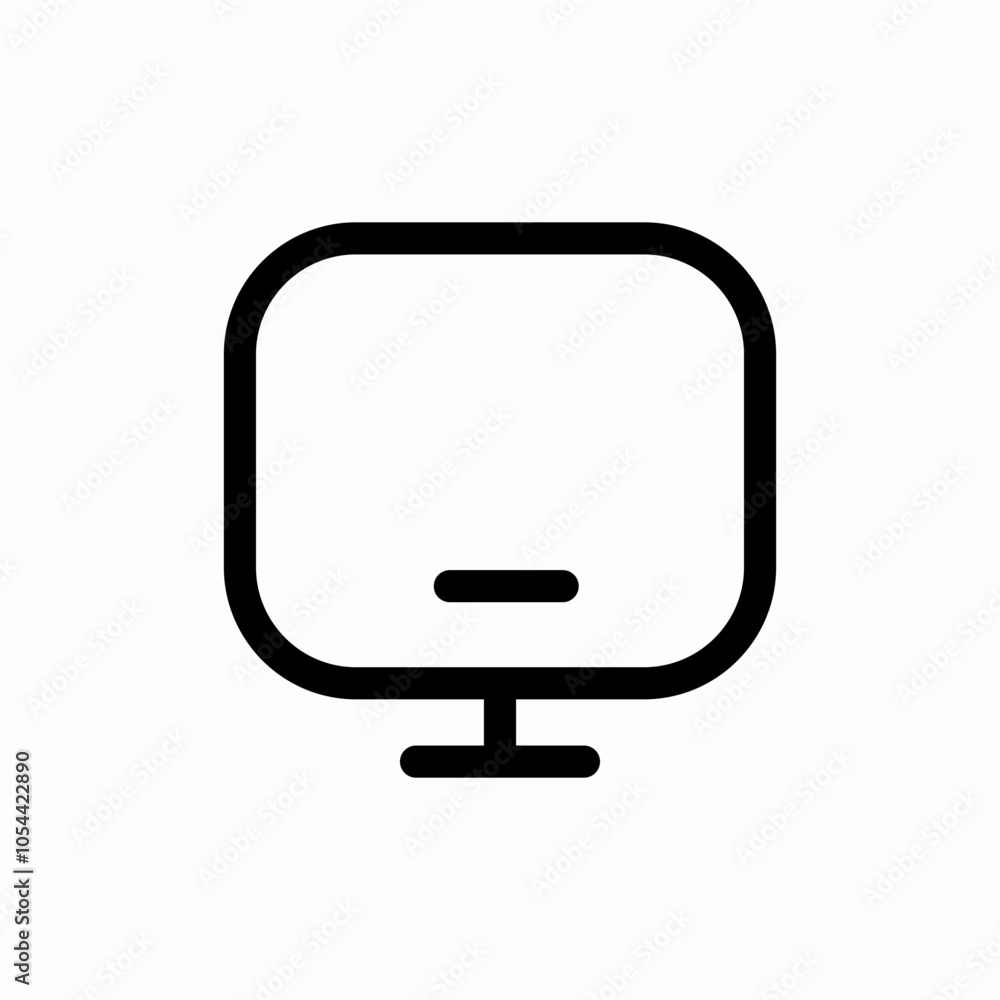 copmuter device icon sign vector copmuter device icon sign vector