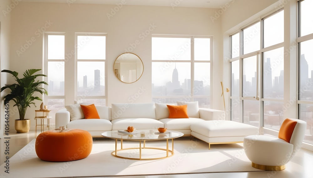 Fototapeta premium Photo interior modern design room