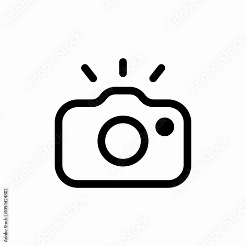 photo camera capture icon sign vector