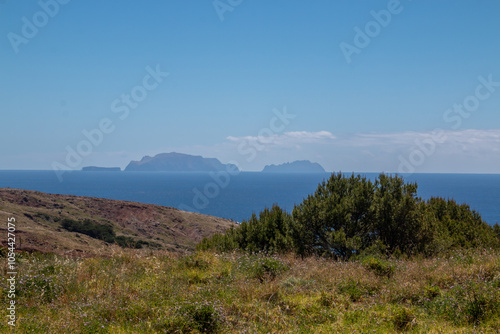 Landscape at Vulcao Penha de Aquia, Madeira, Portugal photo