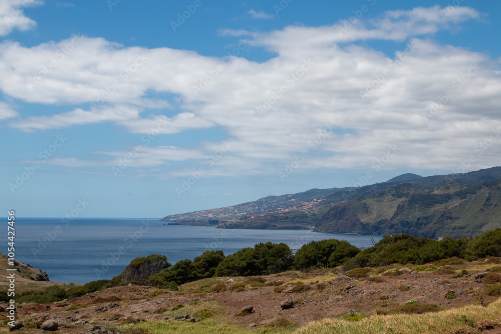 Landscape at Vulcao Penha de Aquia, Madeira, Portugal Landscape at Vulcao Penha de Aquia, Madeira, Portugal