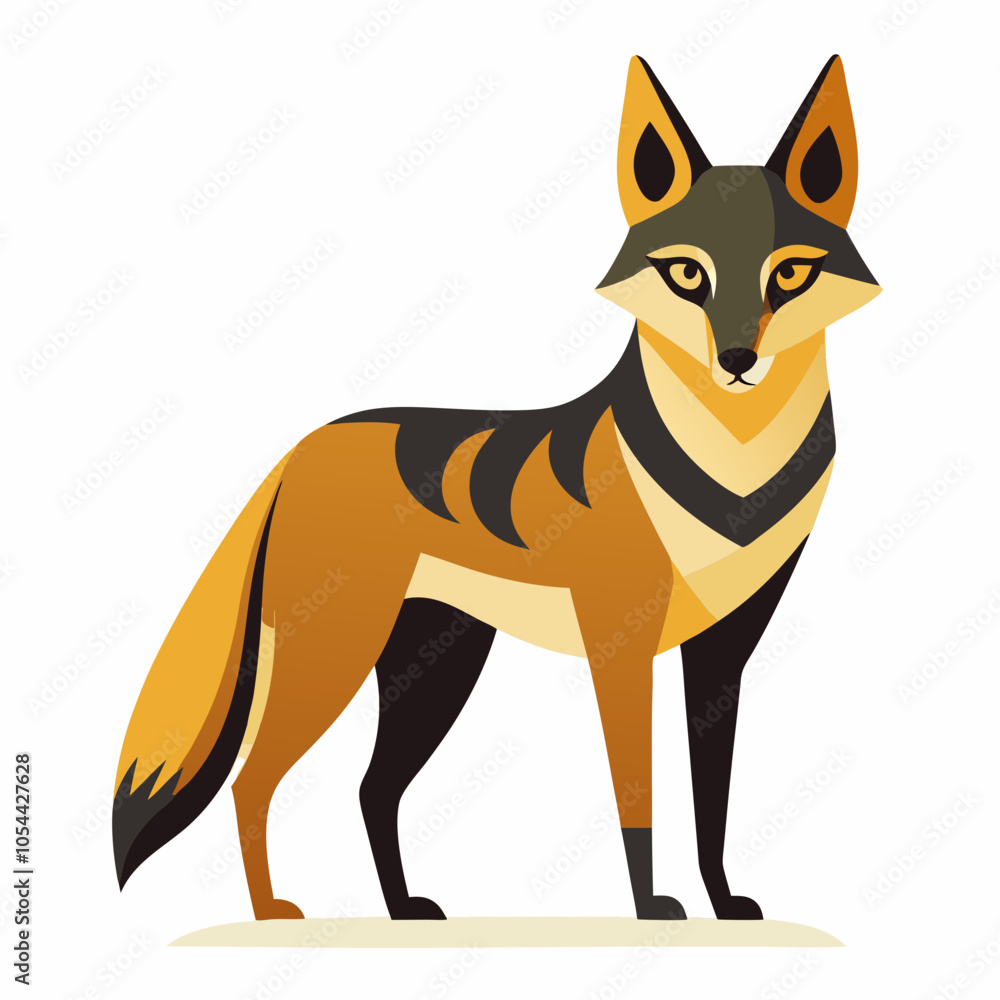 Obraz premium fox cartoon character