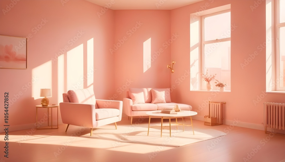 Fototapeta premium Photo interior modern design room