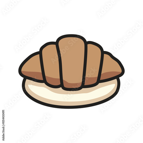 Delicious Croissant Clip Art for Bakery and Breakfast Designs