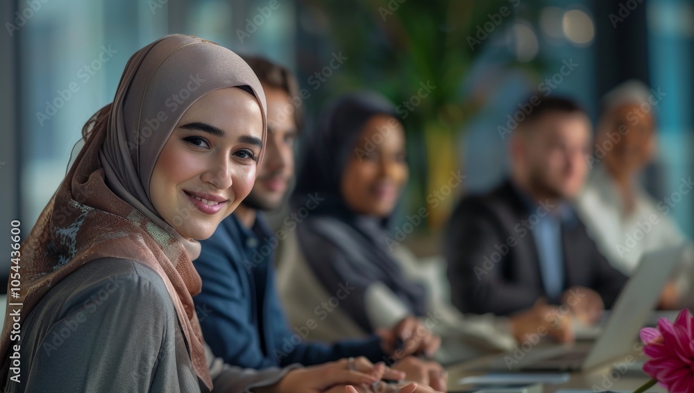 Diverse Professionals in a Modern Meeting Diverse Professionals in a Modern Meeting