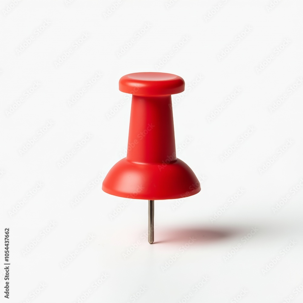Red push pin isolated on transparent background
Red push pin isolated on transparent background