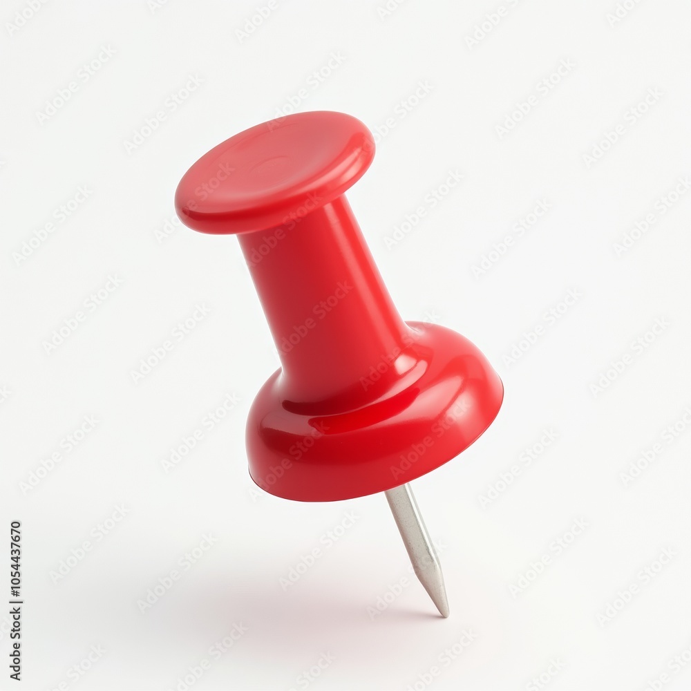 Red push pin isolated on transparent background
Red push pin isolated on transparent background