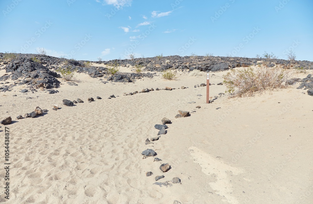 Amboy Crater, part of the Mojave Trails National Monument in California Amboy Crater, part of the Mojave Trails National Monument in California