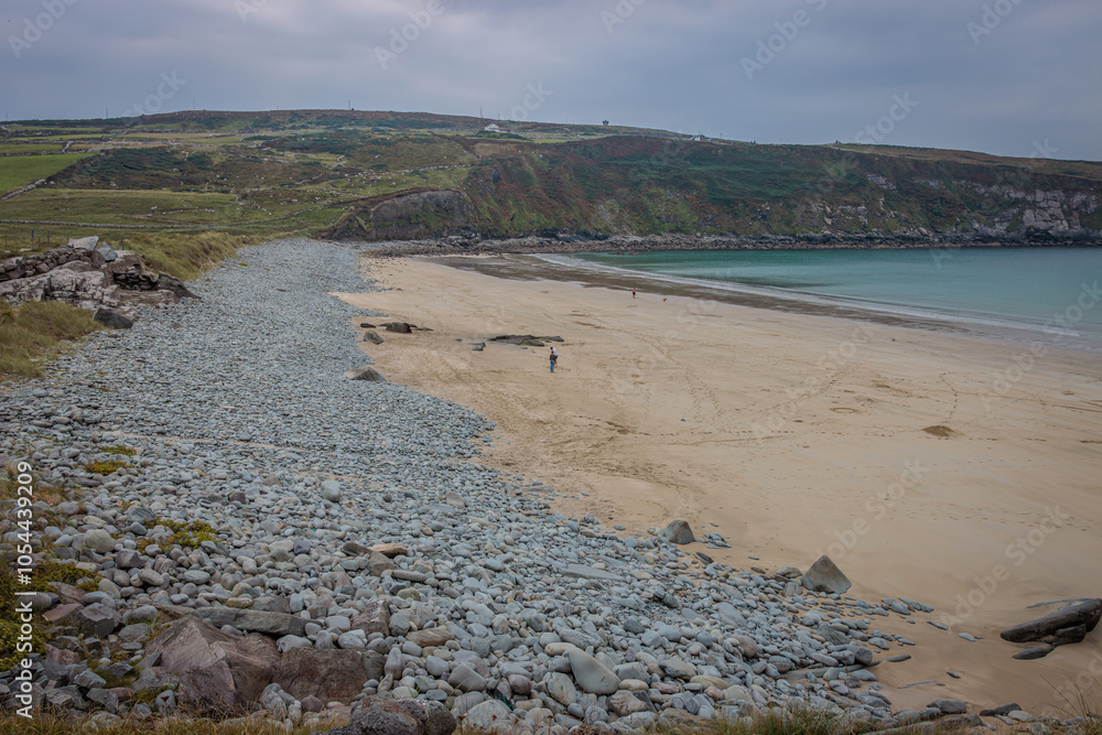 Lackenakea, Ireland - September 21 2024 'Beautiful beach in west Ireland Lackenakea, Ireland - September 21 2024 'Beautiful beach in west Ireland