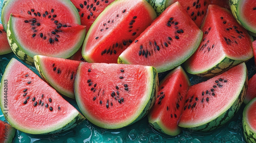 Watermelon slices Watermelon slices