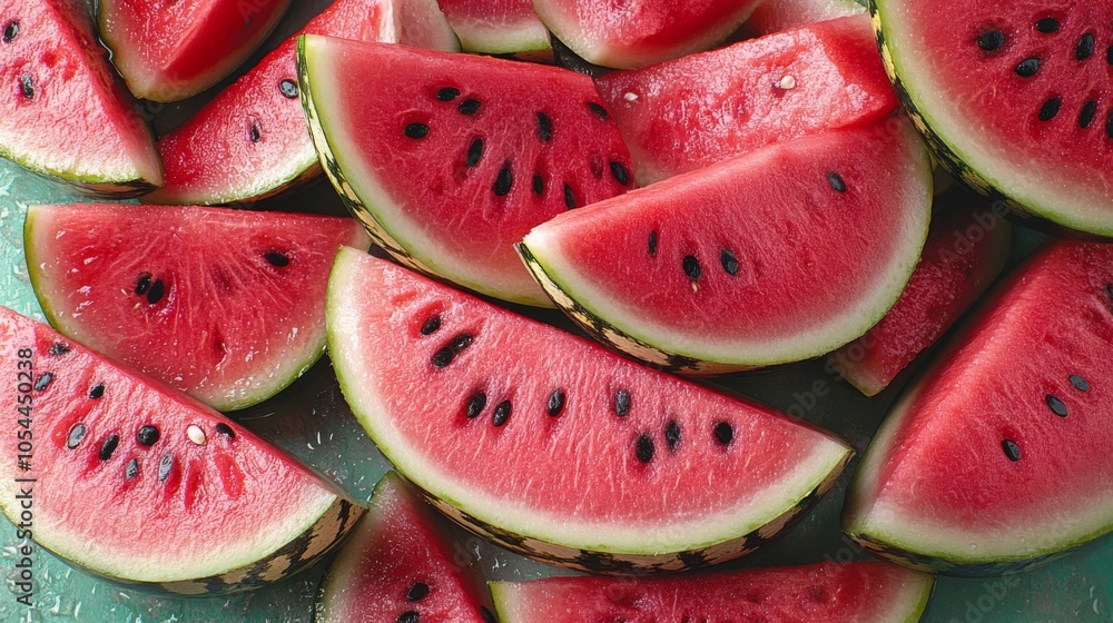 Fresh watermelon stack Fresh watermelon stack