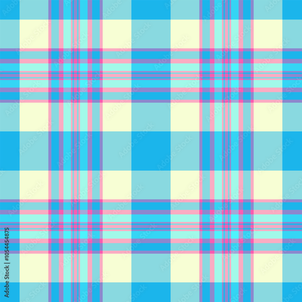 Kid pattern background seamless, site textile vector plaid. Thanksgiving tartan fabric texture check in cyan and indigo colors. Kid pattern background seamless, site textile vector plaid. Thanksgiving tartan fabric texture check in cyan and indigo colors.