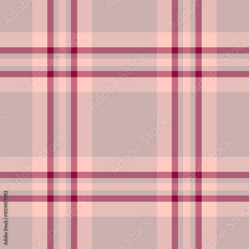 Repeating texture fabric background, couch vector tartan pattern. Periodic seamless textile plaid check in light and red colors.