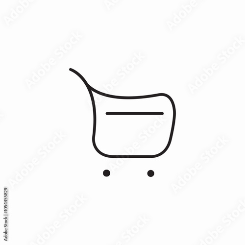 shopping cart icon sign vector