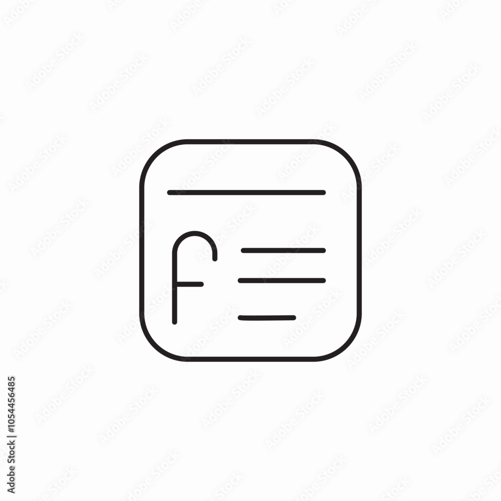 website article icon sign vector website article icon sign vector