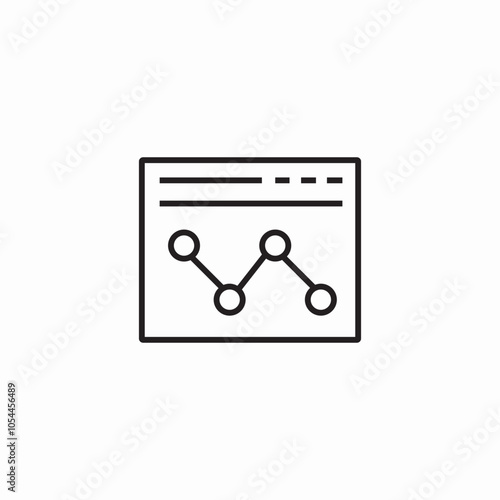 website analytics icon sign vector