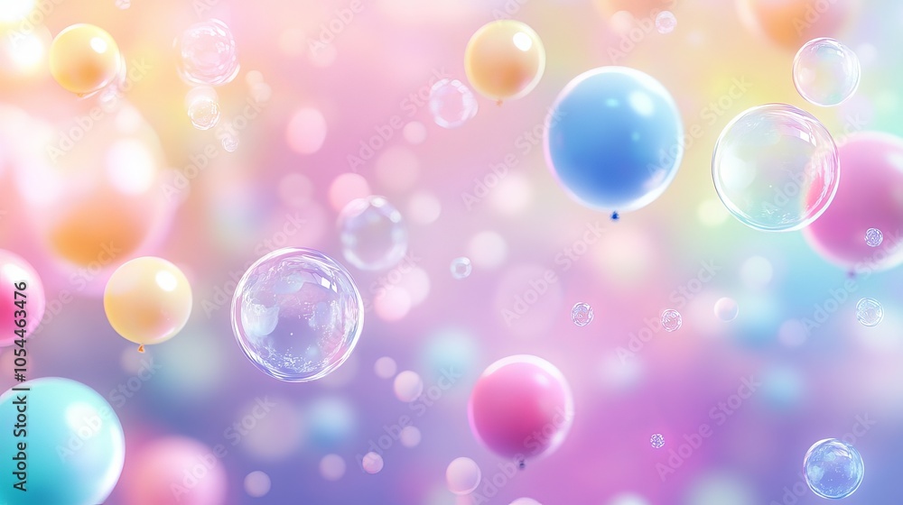 Vibrant floating balloons in pastel shades adorn a blurred backdrop. These balloons are perfect for adding cheer to birthdays, parties, weddings, and promotional materials. Vibrant floating balloons in pastel shades adorn a blurred backdrop. These balloons are perfect for adding cheer to birthdays, parties, weddings, and promotional materials.