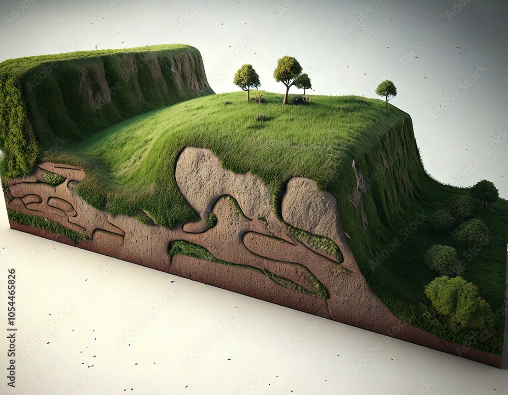 Photo &amp; Art Print landform mapping, kardelen