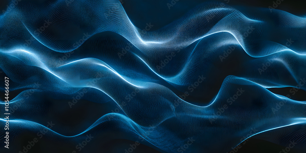 abstract wavy blue background. waves from many lines. digital space. holographic background abstract wavy blue background. waves from many lines. digital space. holographic background