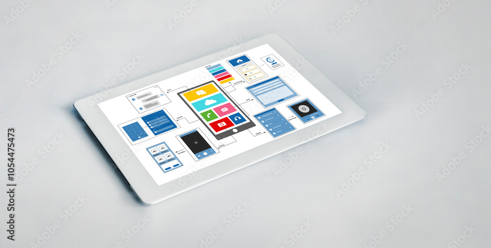 UX UI design process for modish mobile application and website ...