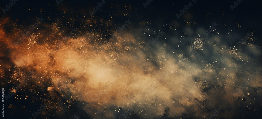 Obraz premium Splash in the night sky