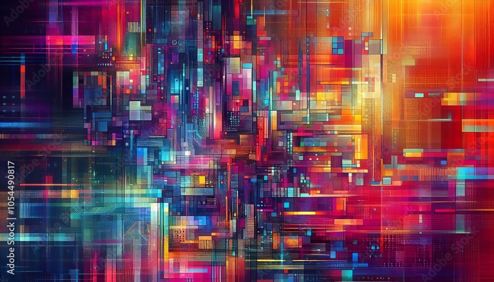Abstract glitch background Abstract glitch background