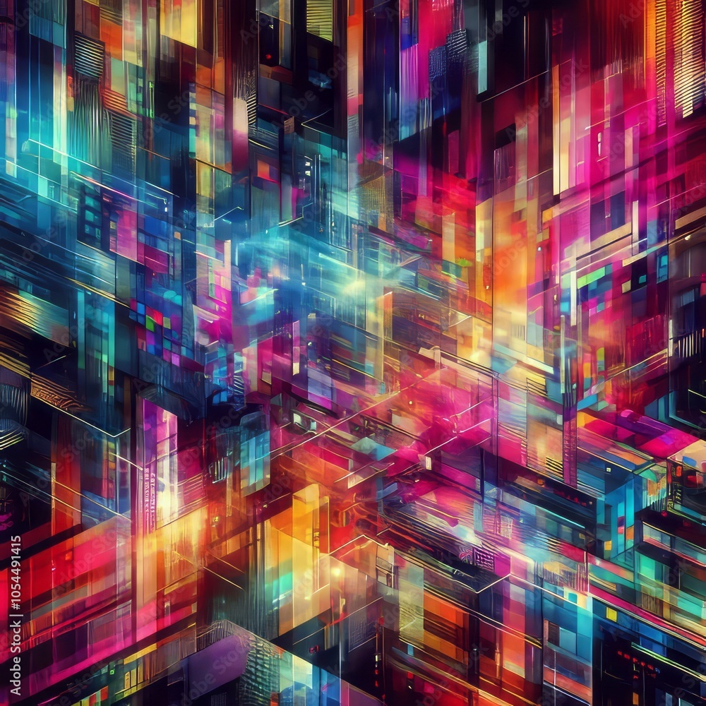 Abstract glitch background Abstract glitch background