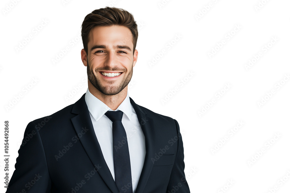 Portrait of a Confident Man in a Suit Portrait of a Confident Man in a Suit