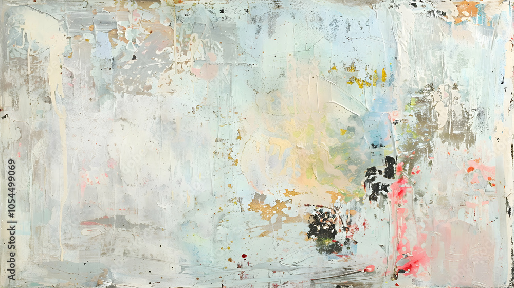 A distressed, tactile surface with delicate abstract shapes, infused with muted natural hues, evoking an elegant, time-worn aesthetic A distressed, tactile surface with delicate abstract shapes, infused with muted natural hues, evoking an elegant, time-worn aesthetic