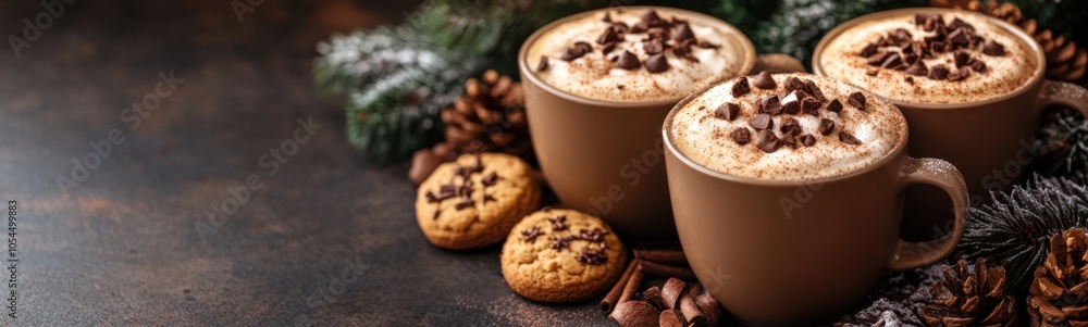 Christmas cookies and hot cocoa setup Christmas cookies and hot cocoa setup
