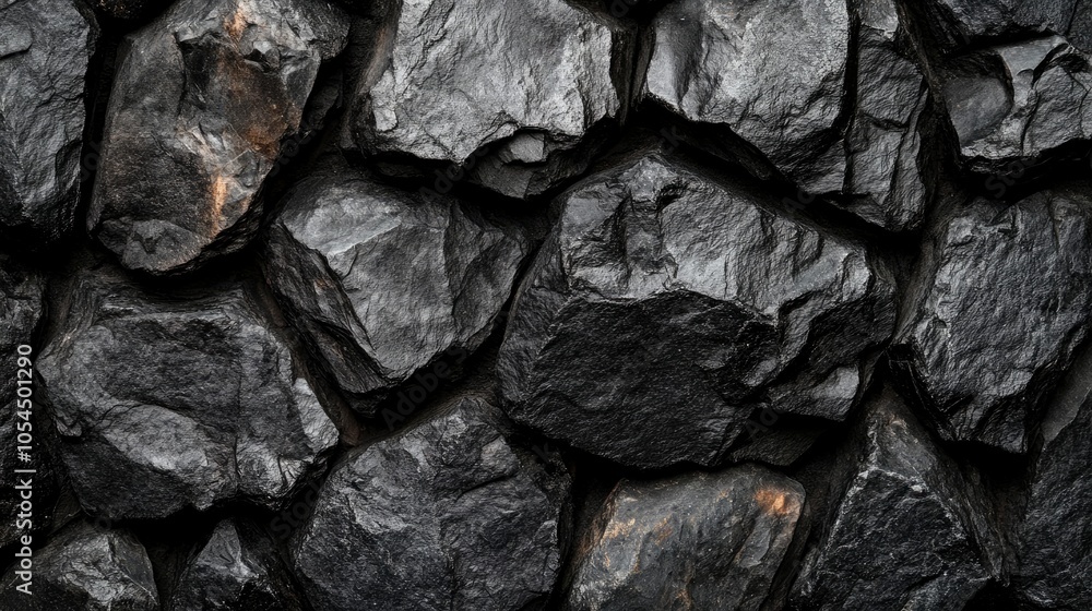 Black stone background, texture with copy space Black stone background, texture with copy space