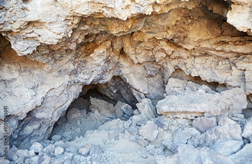 The Lava Tube at California's Mojave National Preserve photo